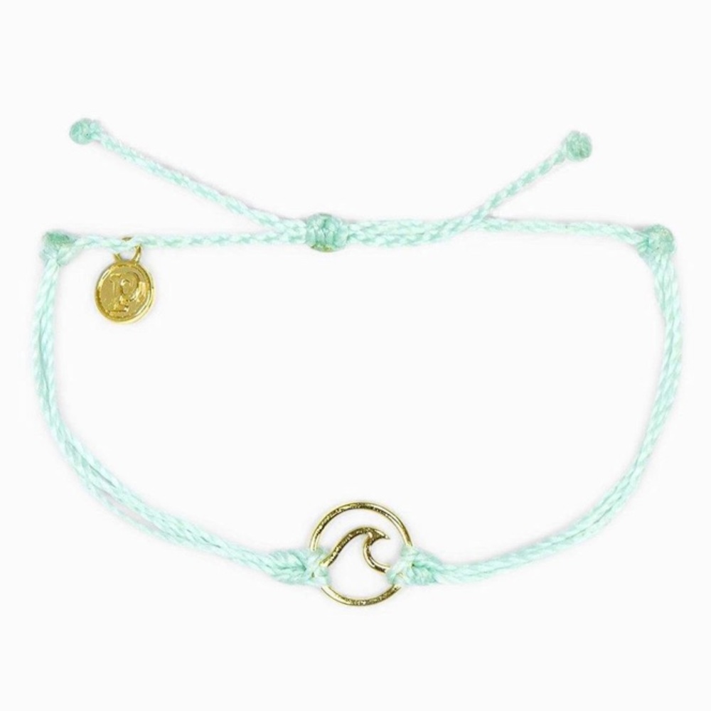 pura vida light blue wave bracelet